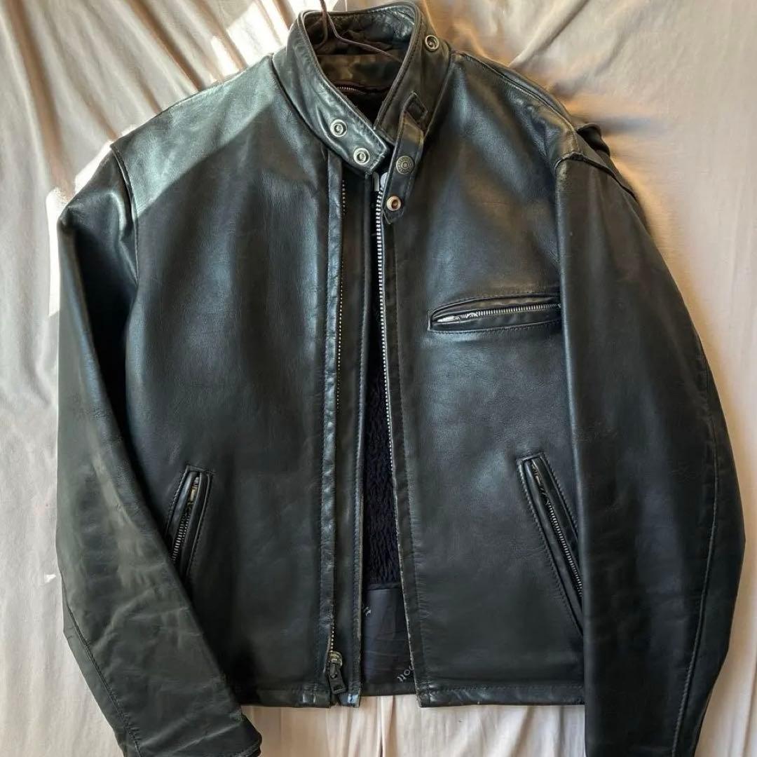 最終値下げ　Schott レザー シングル　ライダース 641E 30 USA