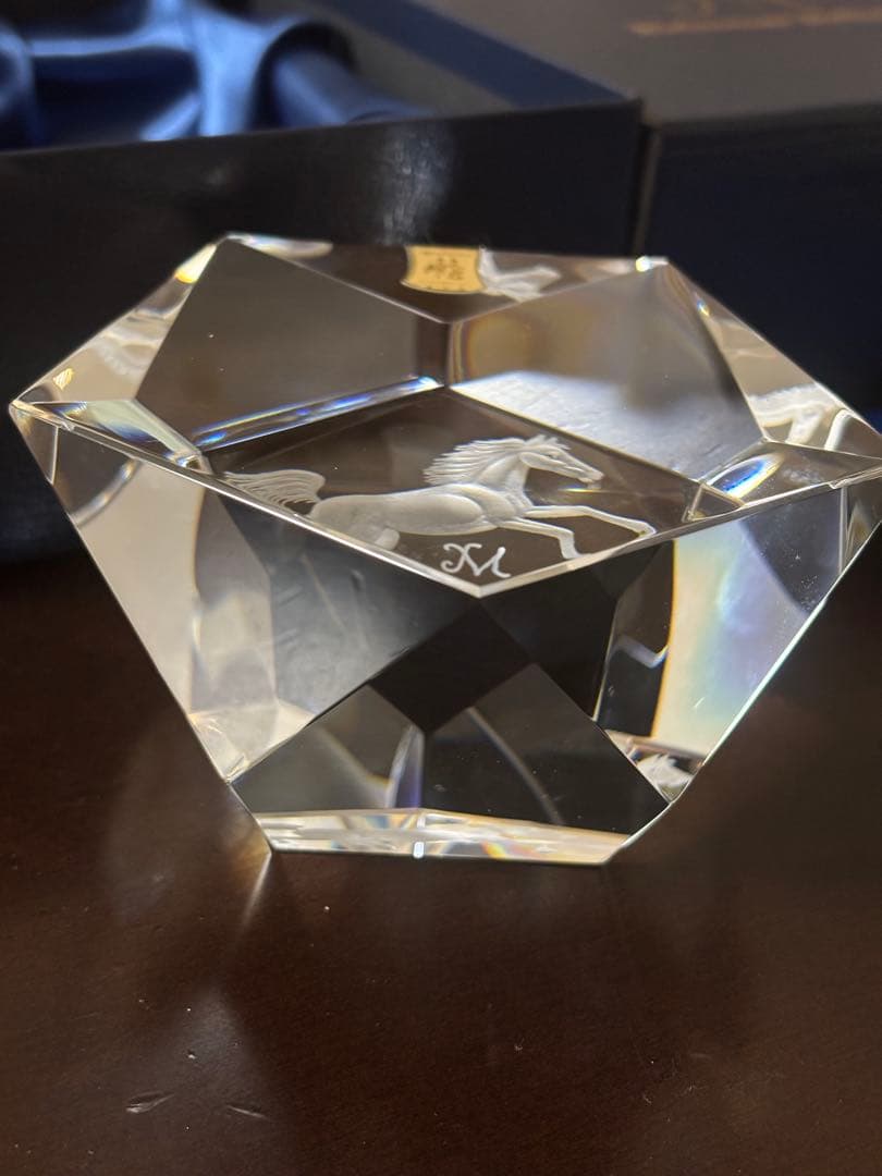 マイセン クリスタル 干支 オーナメント 馬