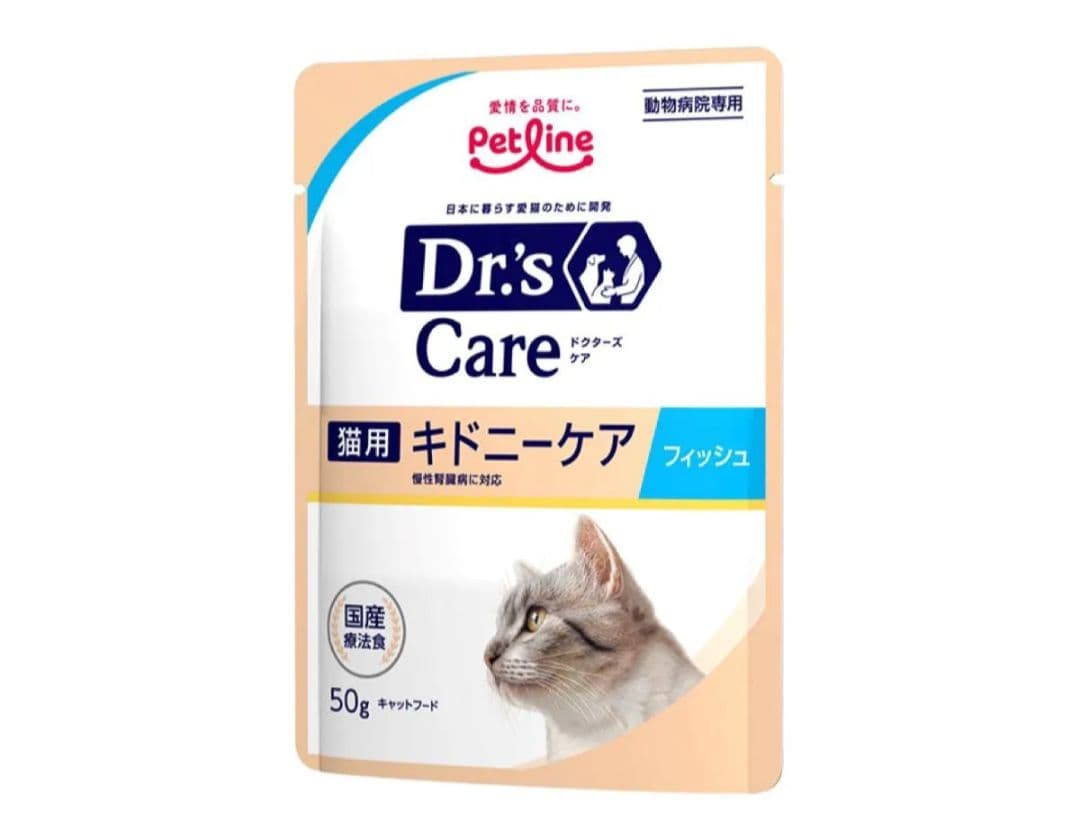 【本日特価】Dr's Care ウェット猫用キドニーフィッシュ50g×144袋