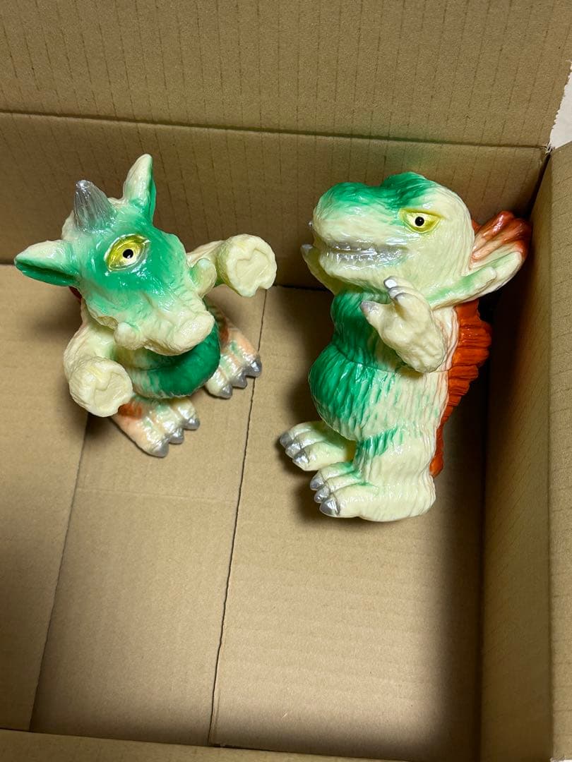 Monstock ジラース　二体　円谷プロ　マルサン　ソフビ　marusan