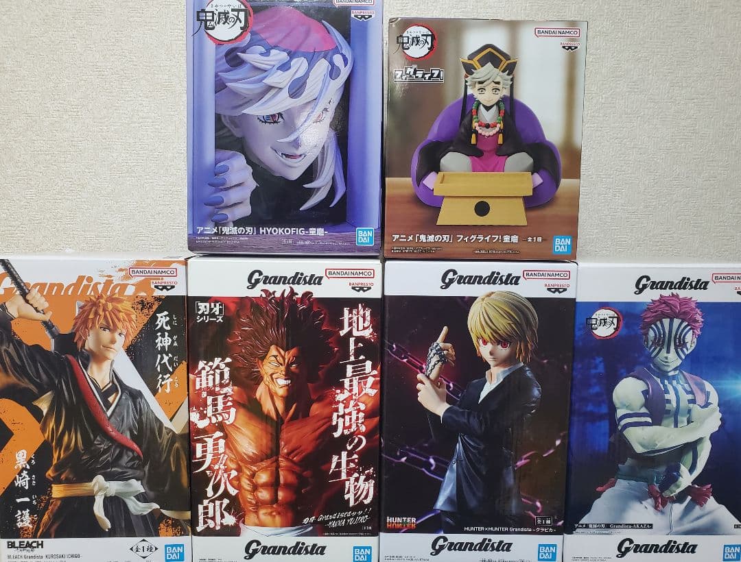 プライズフィギュア　鬼滅の刃　刃牙　BLEACH　HUNTER×HUNTER