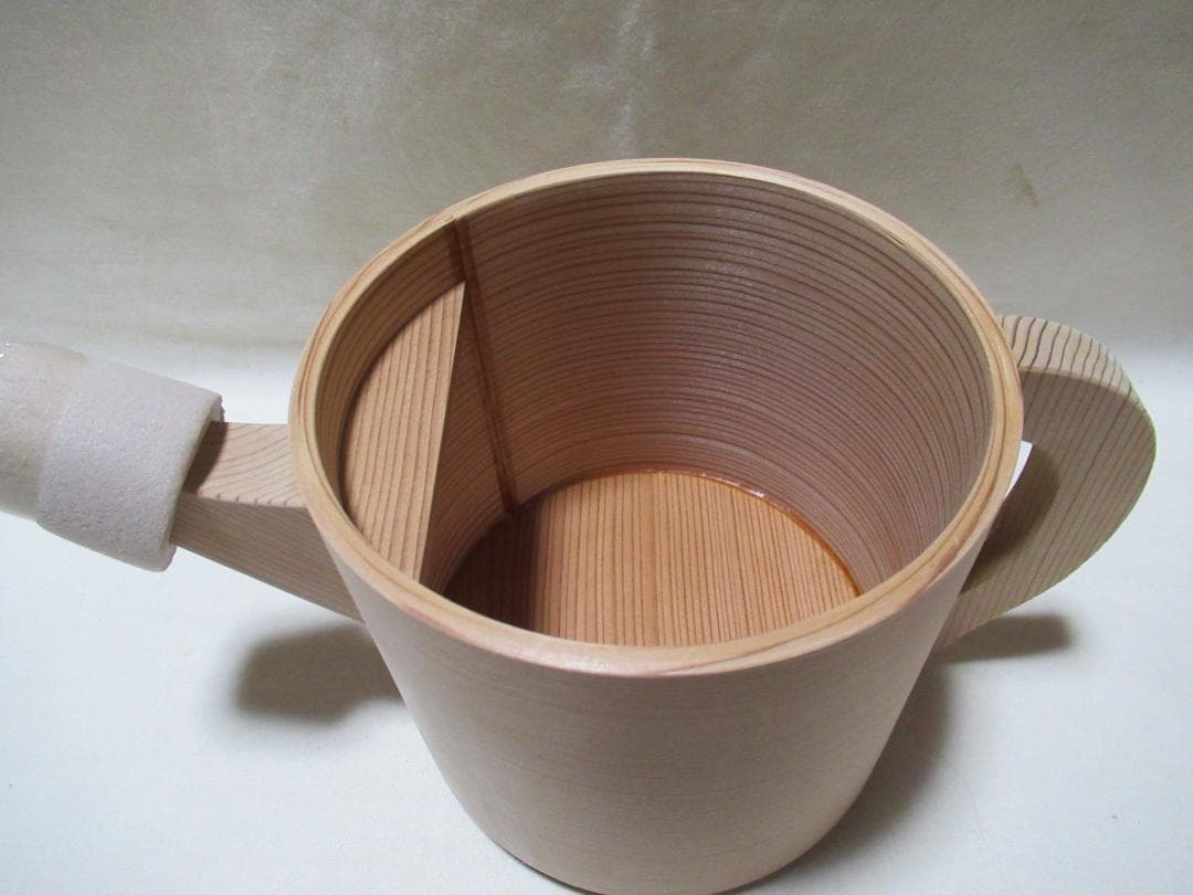 茶道具　曲げ木　片口水注（水次）美品