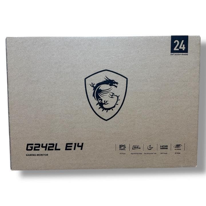 最安値新品未開封MSI G242L-E14 23.8インチ ゲーミングモニター