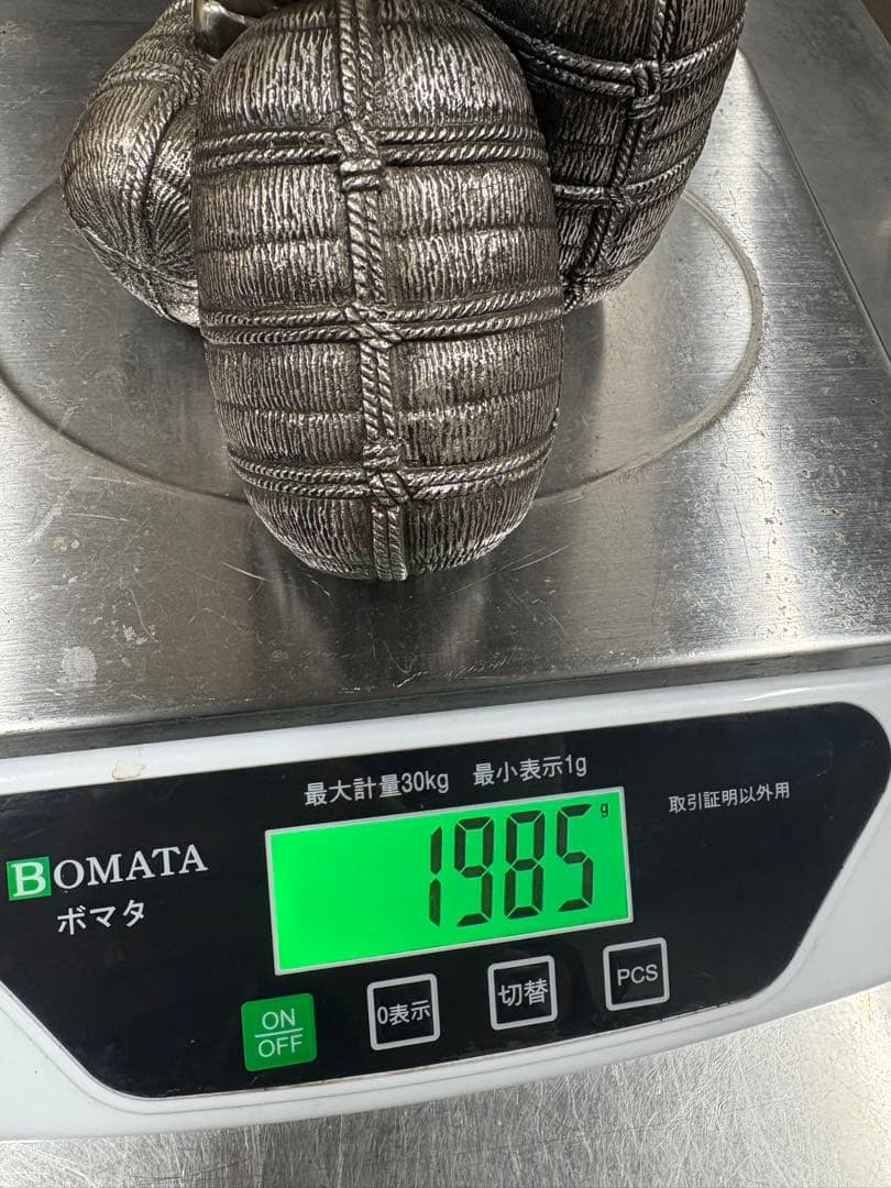 大黒様の置物 三俵大黒 高岡銅器　縁起物