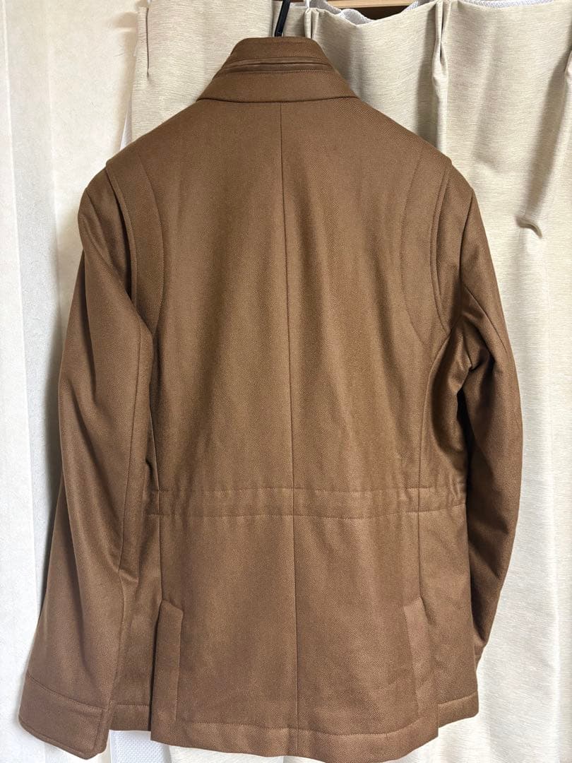 trjyv manzoni24 ウールカシミアフィールドジャケット50