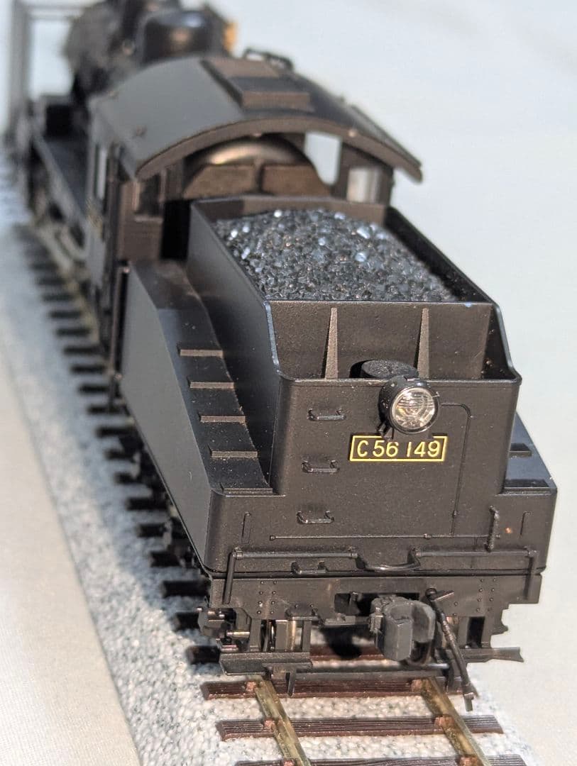 KATO　C56　蒸気機関車　【1-201】　HOゲージ　パーツ取付済み
