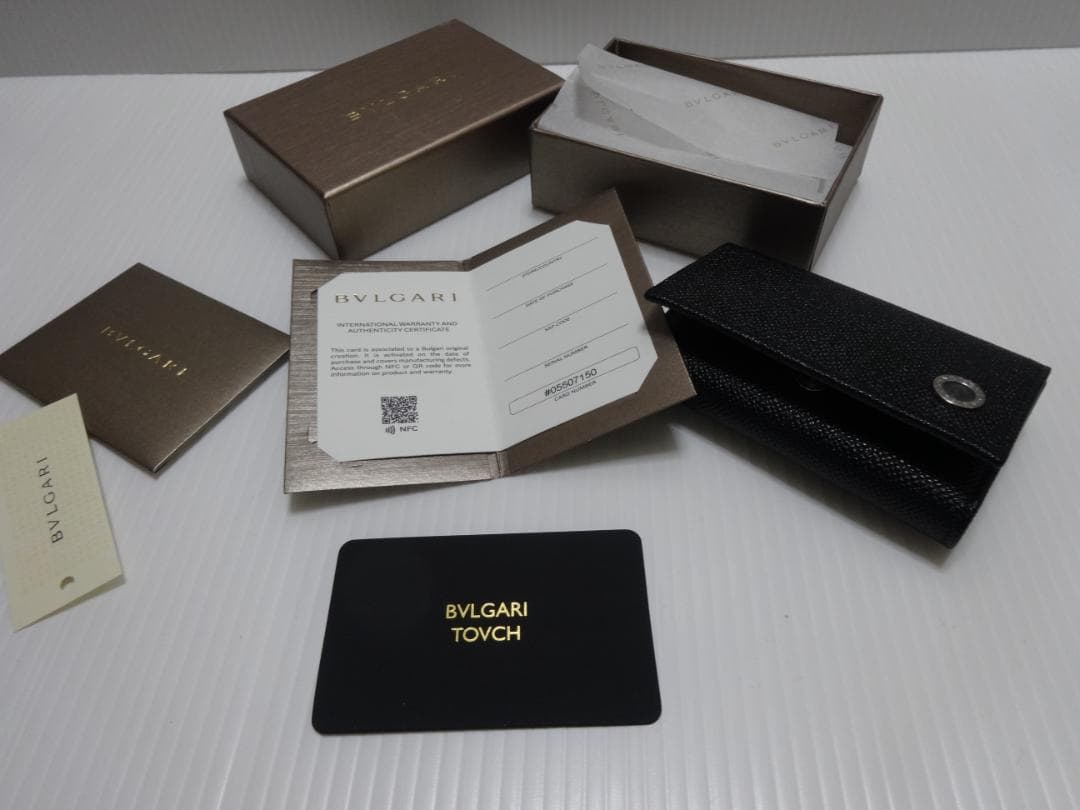 新品★ブルガリ【BVLGARI】男女兼用★６連キーケース★黒★特価品★送料込