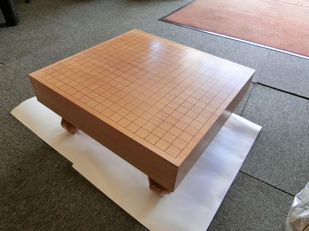 碁盤　脚付き盤　本桂