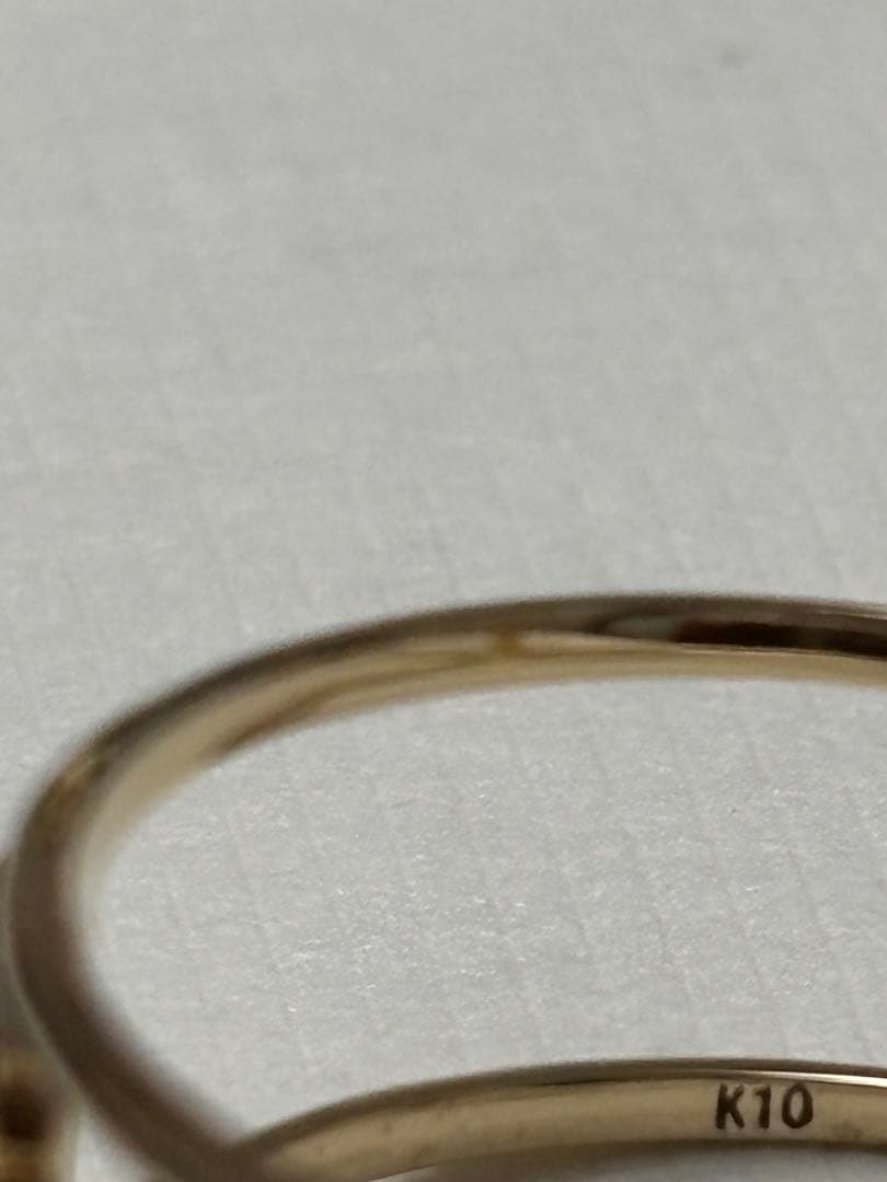 cui-cui キュイキュイダイヤモンドリング K10YG 世界最小#13号