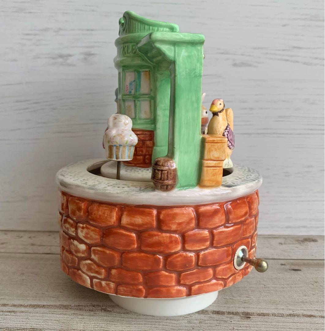 ジンジャーとピクルスのお店 二重回転オルゴール ピーターラビット