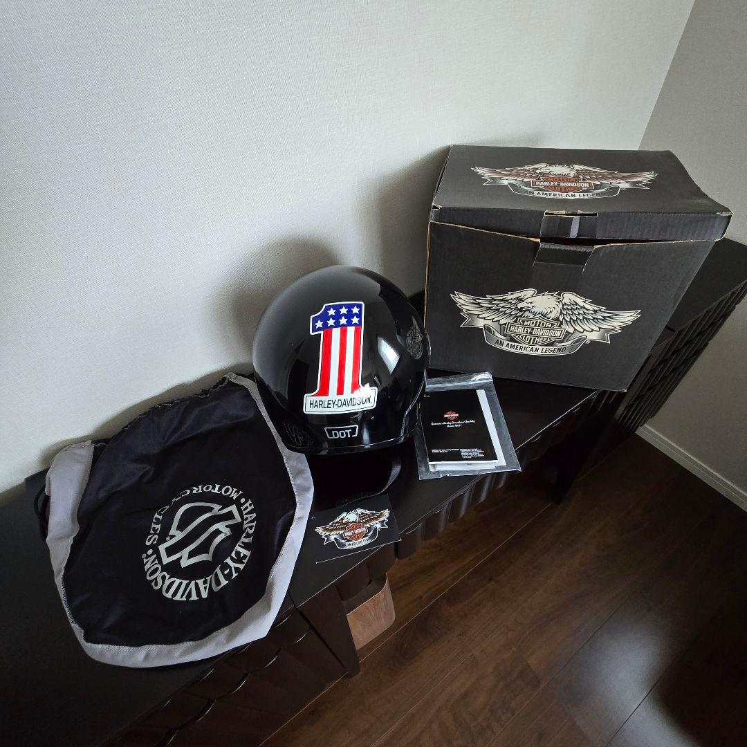 HARLEY-DAVIDSON DOT ジェットヘルメット４点セット