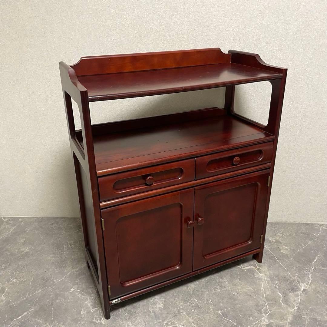 オールドカリモク　キャビネット　電話台 FAX台　花台 古家具　ヴィンテージ