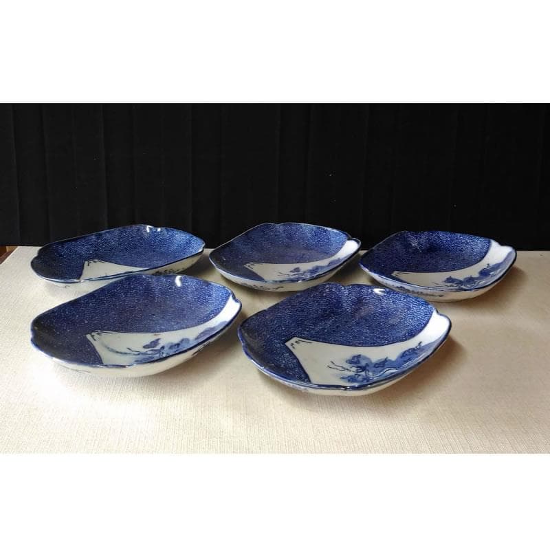 a507 古伊万里 印判手 皿 5枚