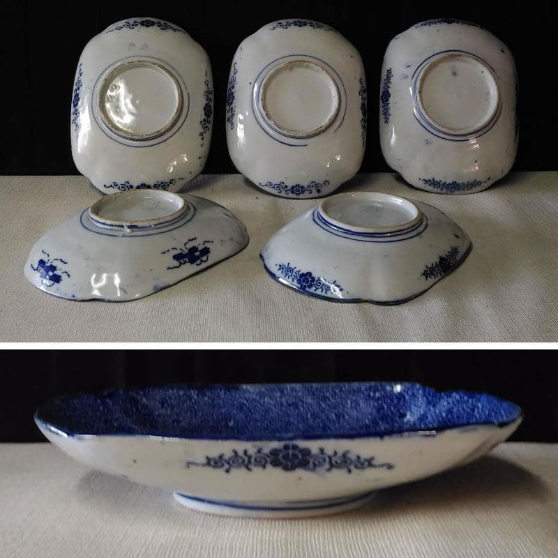 a507 古伊万里 印判手 皿 5枚