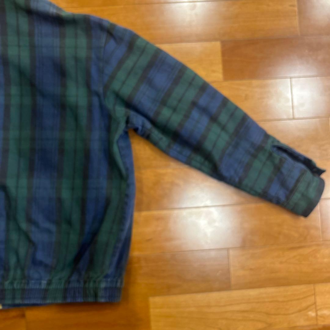 ★ポロラルフローレンブラックウォッチジャケットXL