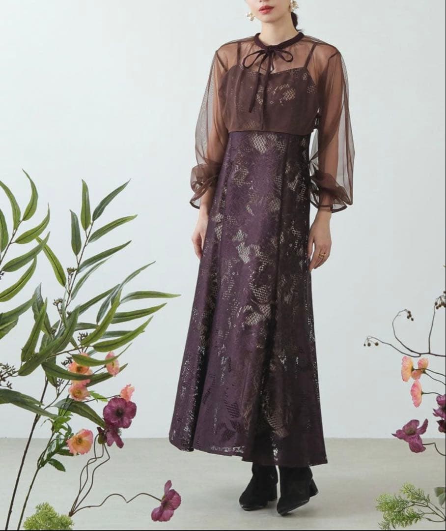 kana チュールボレロセット メニーウエイ パーティー ドレス 結婚式