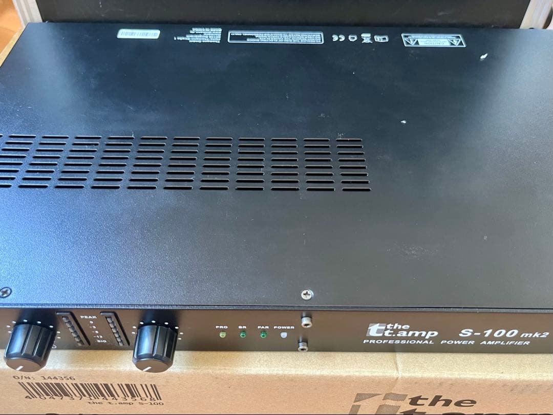 【美品】Thomann S-100 MKII S-100mk2 パワーアンプ