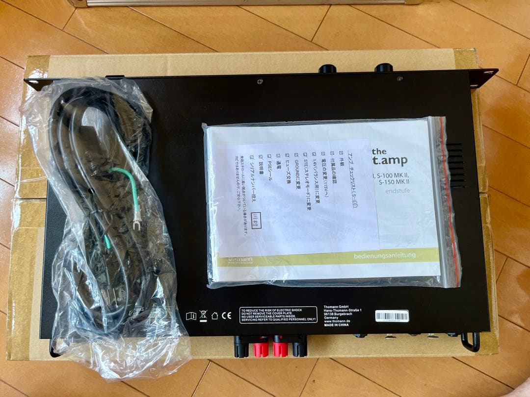 【美品】Thomann S-100 MKII S-100mk2 パワーアンプ