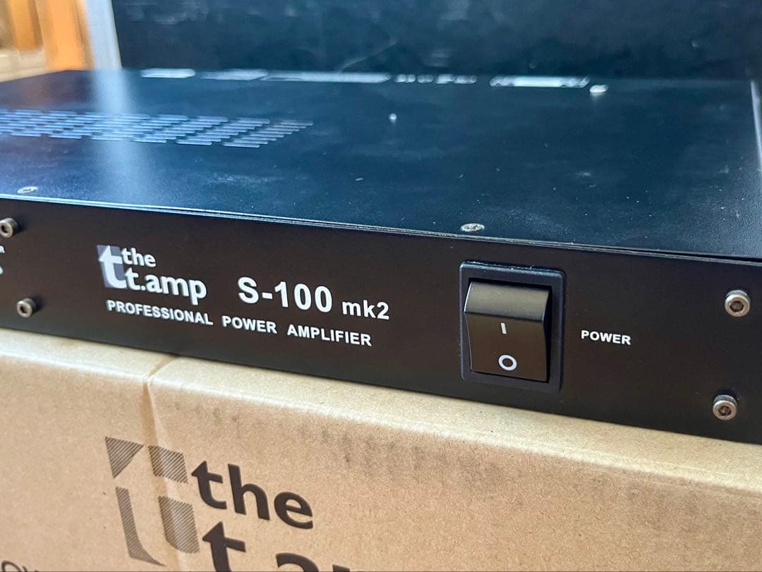 【美品】Thomann S-100 MKII S-100mk2 パワーアンプ