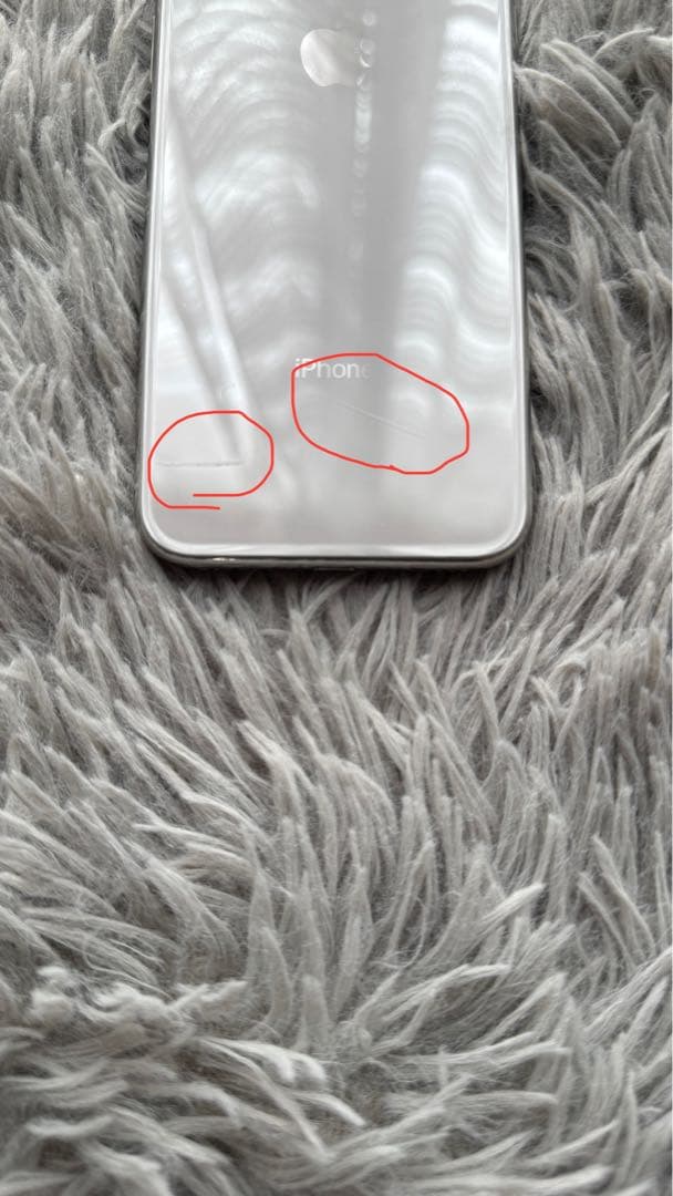 Apple iPhone X ホワイト 本体　256GB