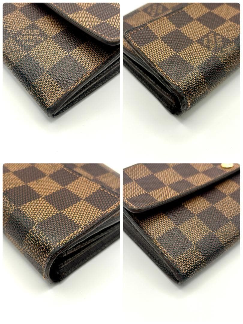 ルイヴィトン ダミエ エベヌ ポルトフォイユ サラ 二つ折り長財布 N61734