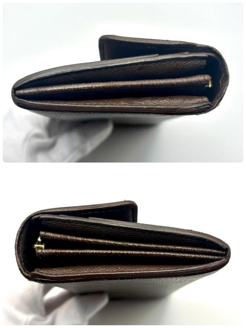 ルイヴィトン ダミエ エベヌ ポルトフォイユ サラ 二つ折り長財布 N61734