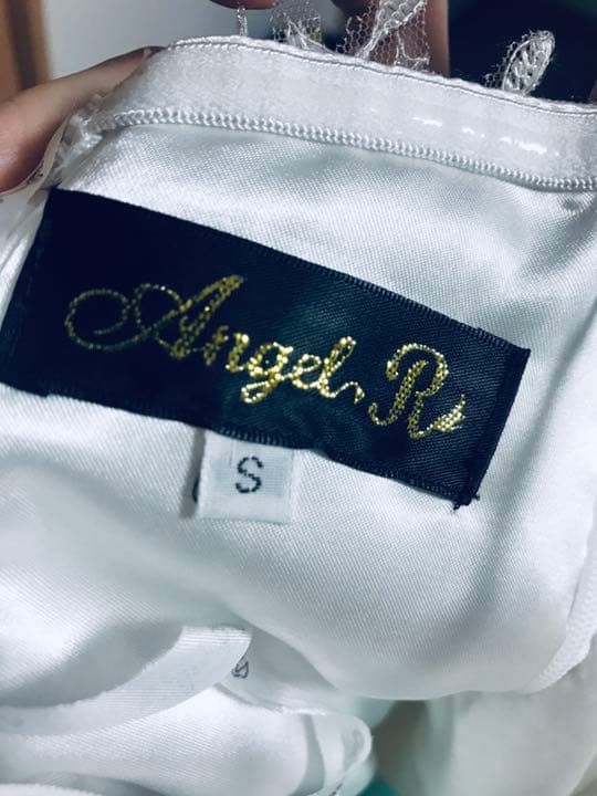 削除予定【クリーニング済】ウェディングドレス ロング 二次会