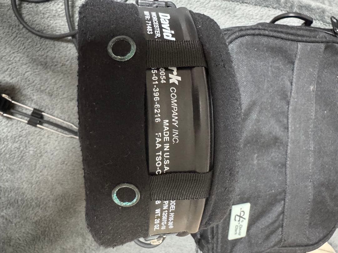 David Clark H10-30 キャリングケース付き