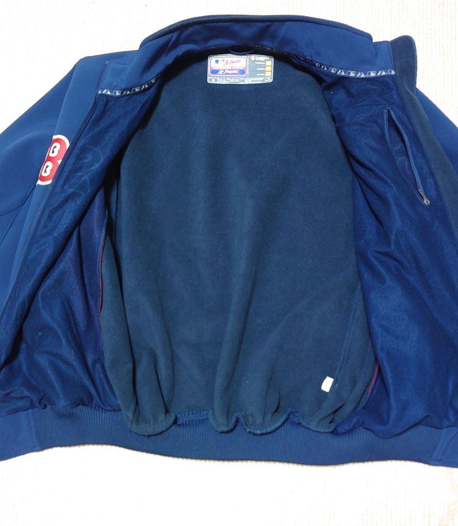 【人気】マジェスティック MLB レッドソックス チームジャケット ネイビー