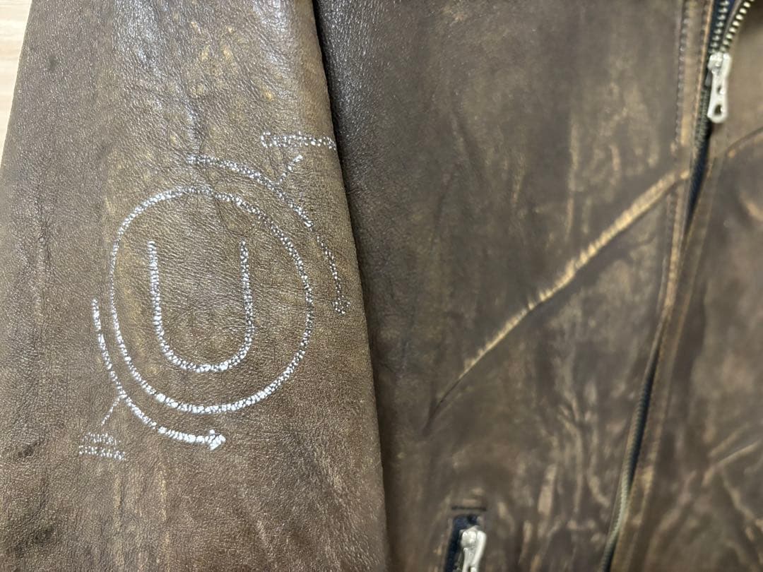 undercoverism ライダースJKT サイズ1 ダメージ加工 GIRA