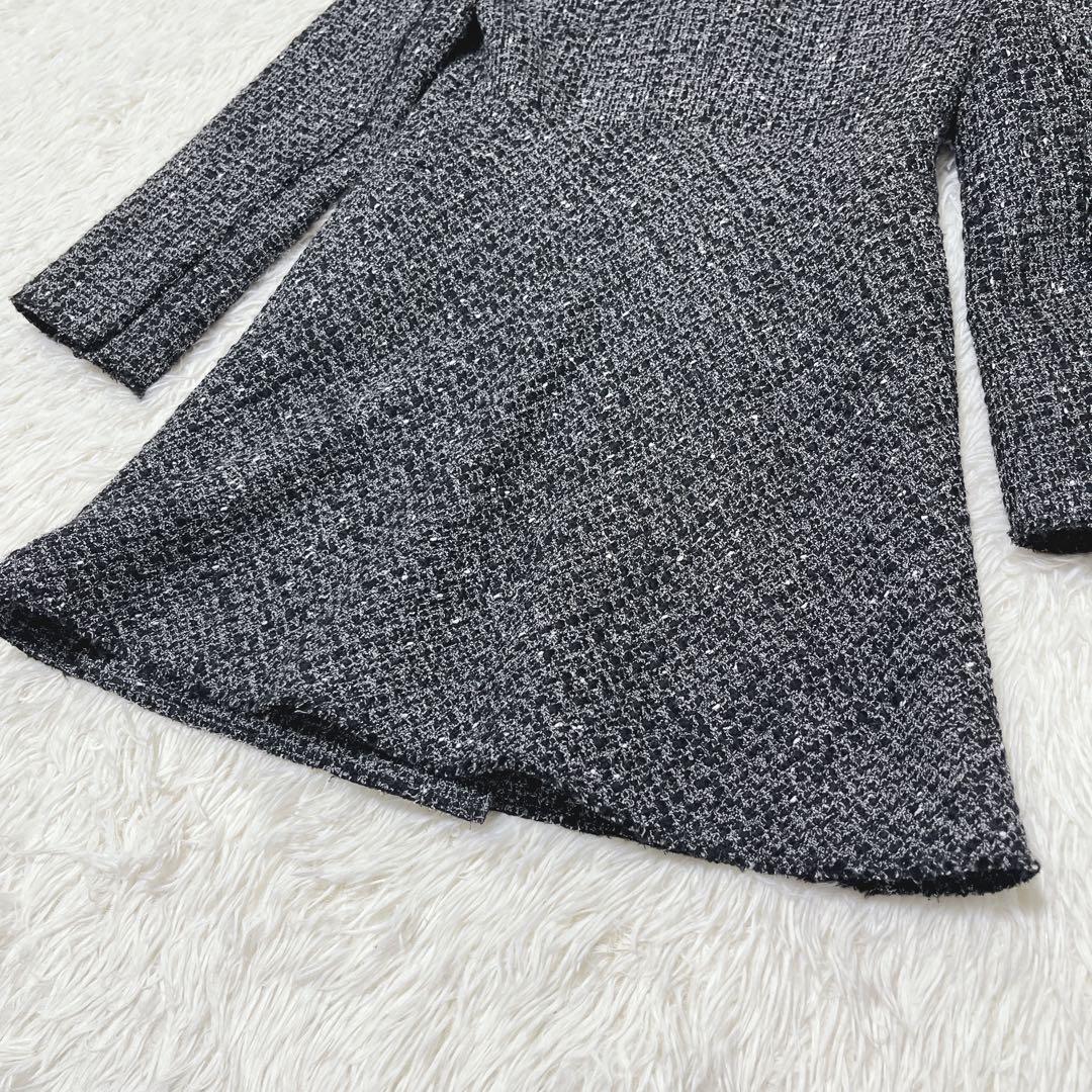 Theory チェスターコート　ツイード　ダブルブレスト