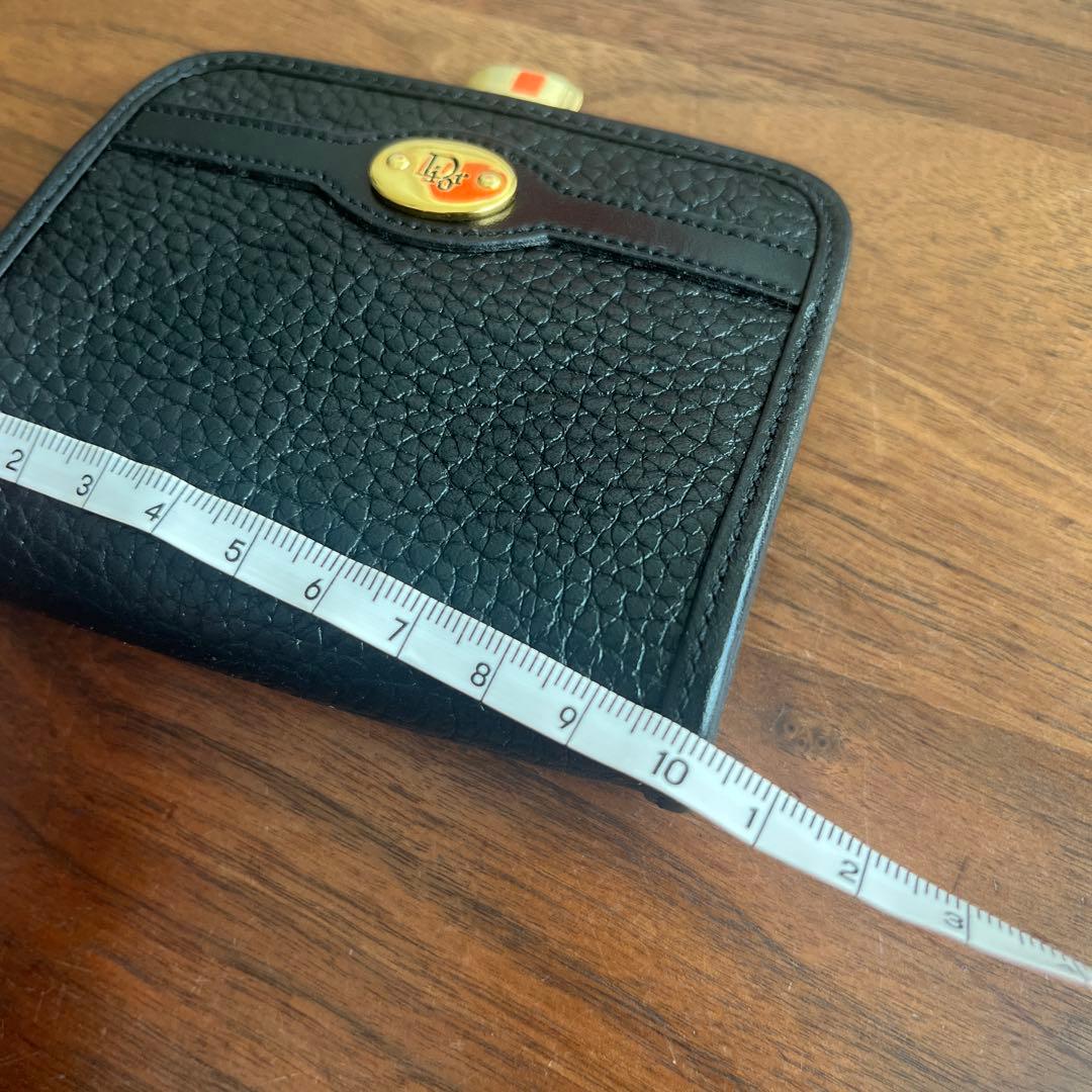 Christian Diorケースがま口ブラック