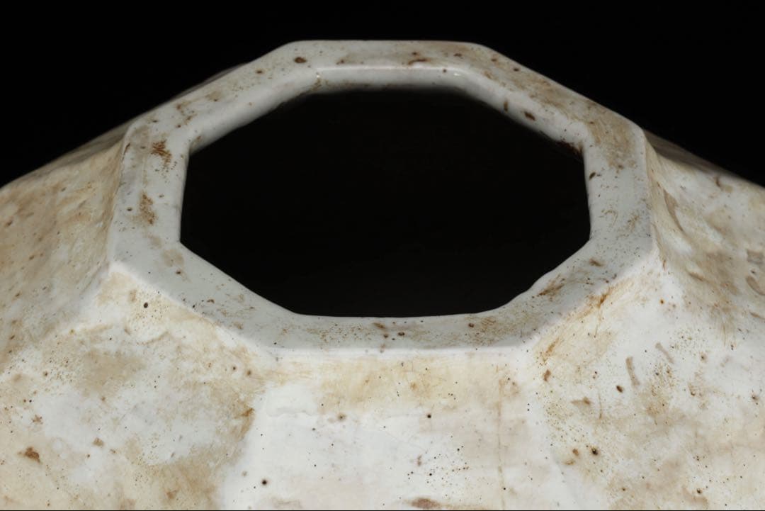 京焼 唐草文 大花瓶 共箱付 在銘 作家物 高さ29cm 飾壺 古美術 骨董品