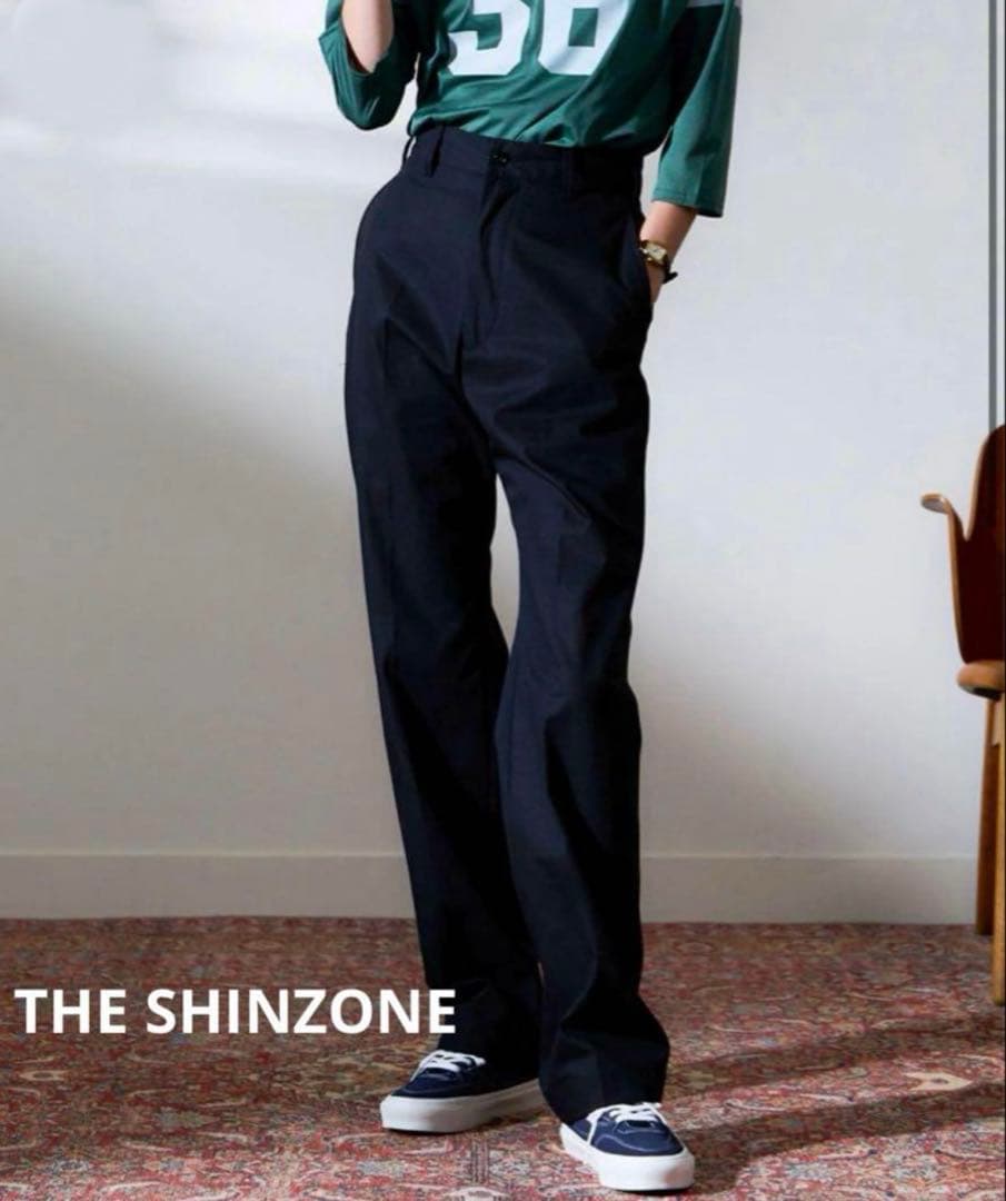 美品THE SHINZONE WASHED HIGHWAIST CHINO 32