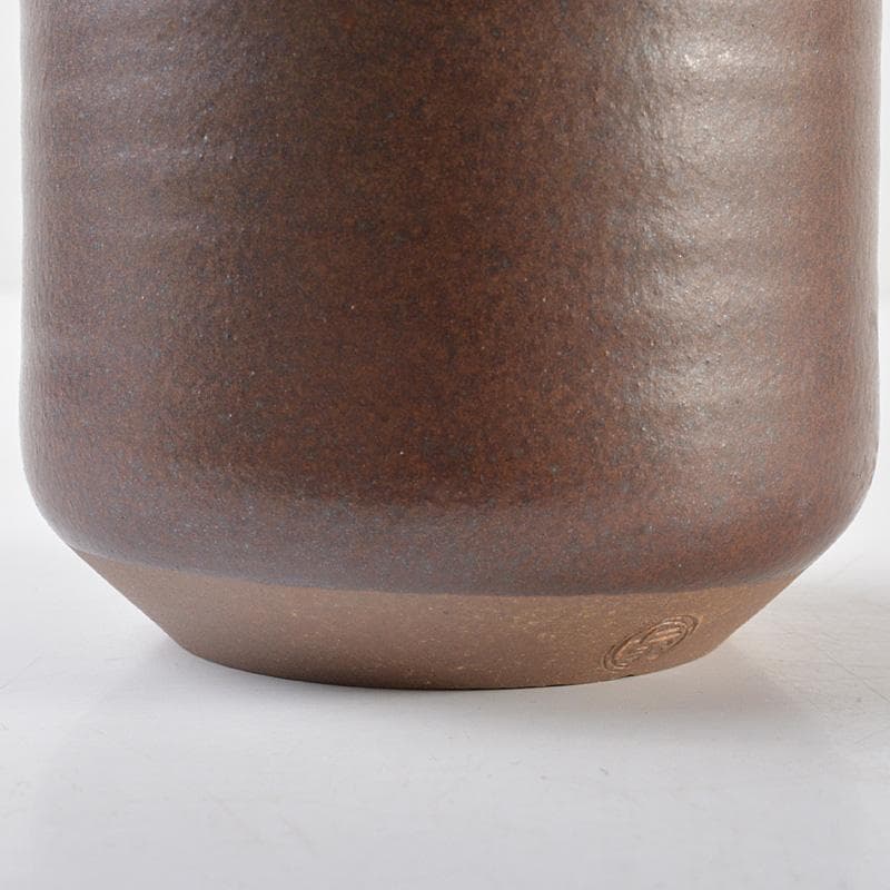 茶道具　平安東山　笹田仁史作　翁写　茶入　仕覆付　共箱　V　R6121