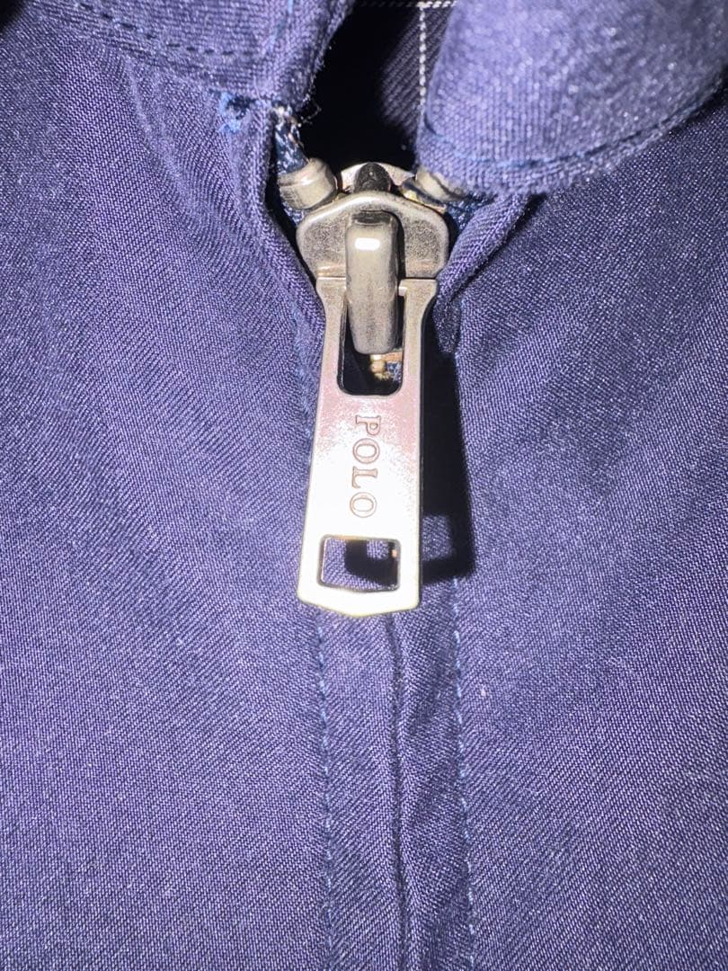 【美品】ポロバイラルフローレン　スウィングトップ　ネイビー　Mサイズ　短丈