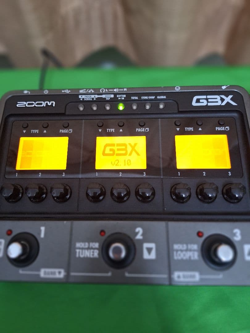 ZOOM G3X マルチエフェクター　純正アダプター・説明書付