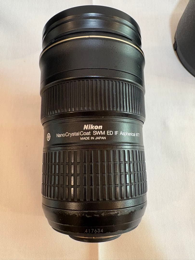 ニコンAF-S NIKKOR 24-70mm F2.8G ED　難あり
