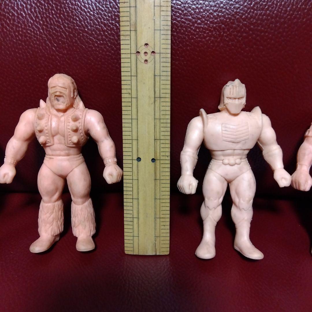 キン肉マン消しゴム　ブロッケンＪｒ、ロビンマスク、モンゴルマン他、6点セット