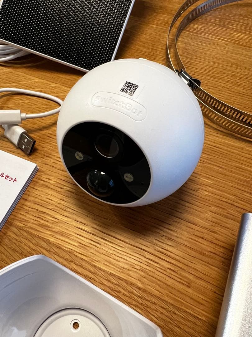 スイッチボット屋外カメラ3MP取り付け金具付き