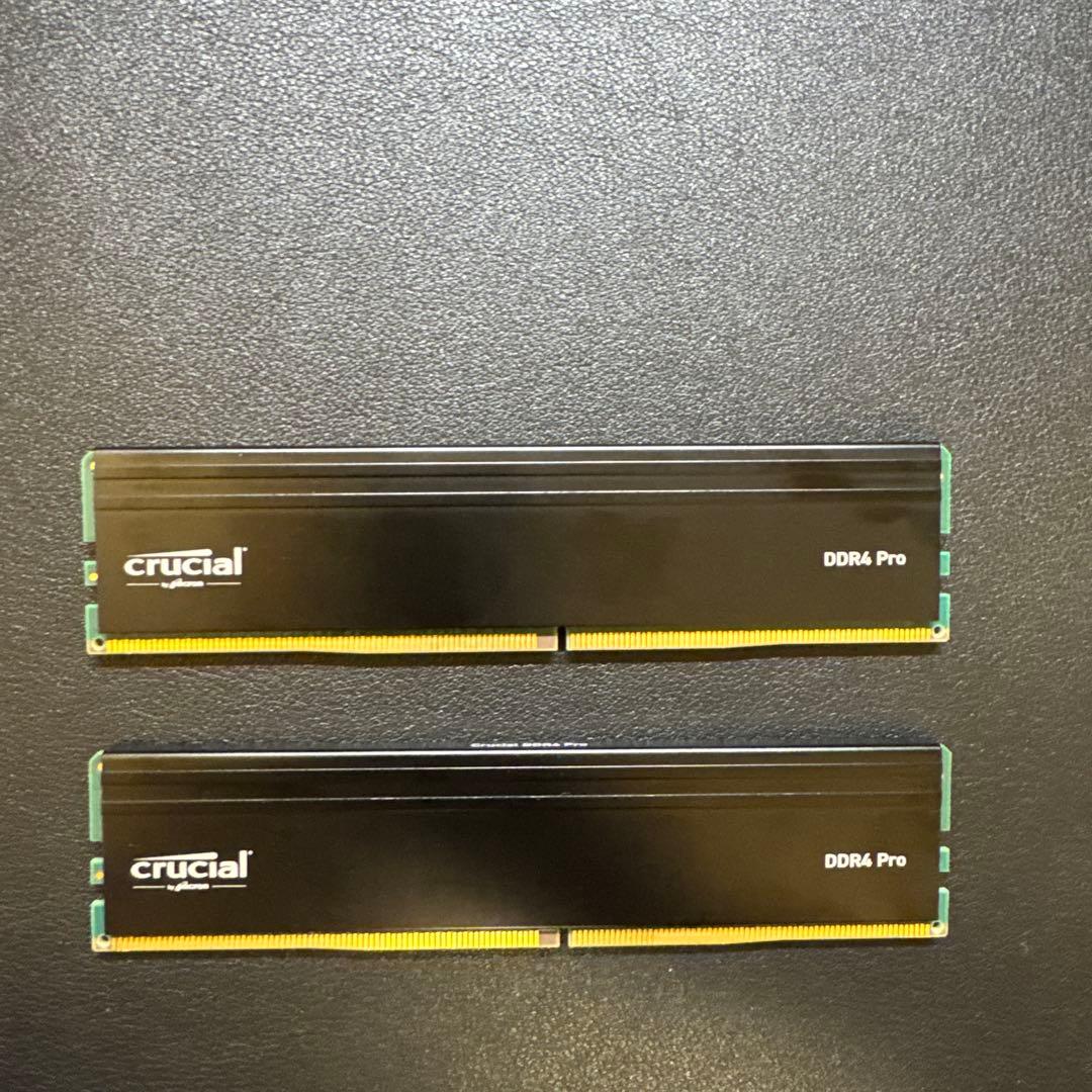 Crucial PRO 16GBX2枚 DDR4-3200