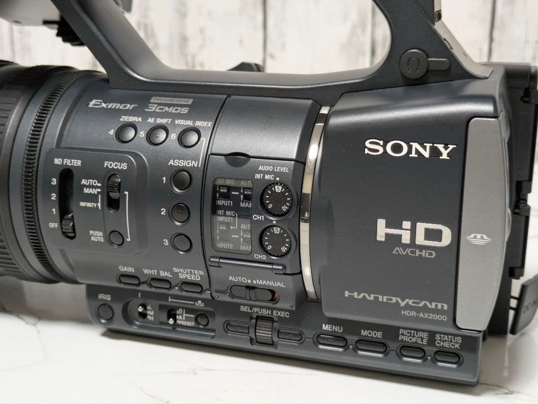 【豪華セット】SONY　HDR-AX2000　動作良好