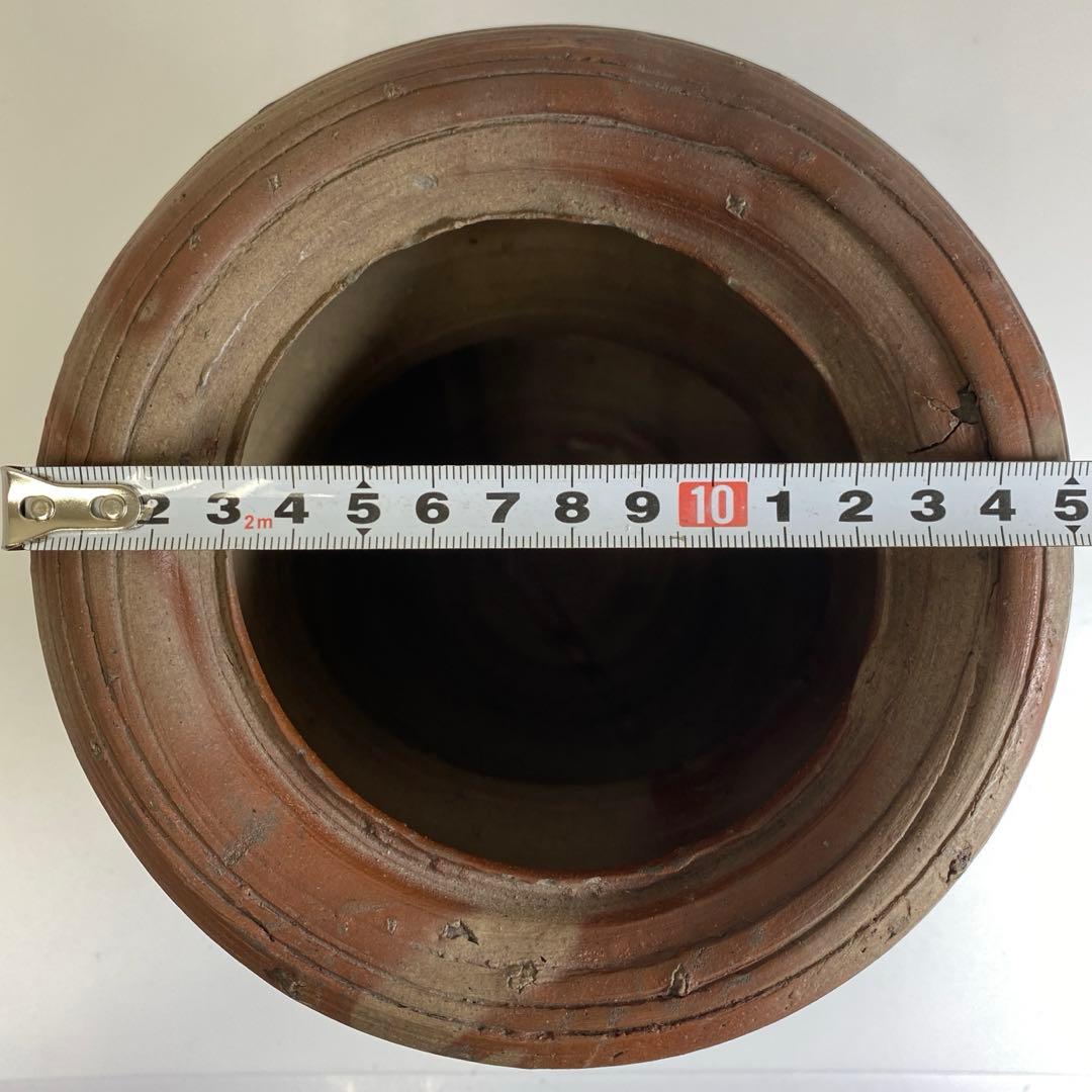 桃山時代 桂又三郎 極〆 古備前 火襷水指 高さ15.5cm 東岩7-0903①