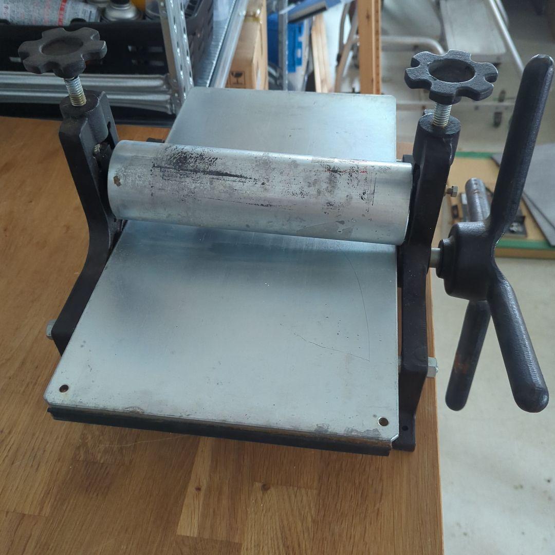 銅版画プレス機