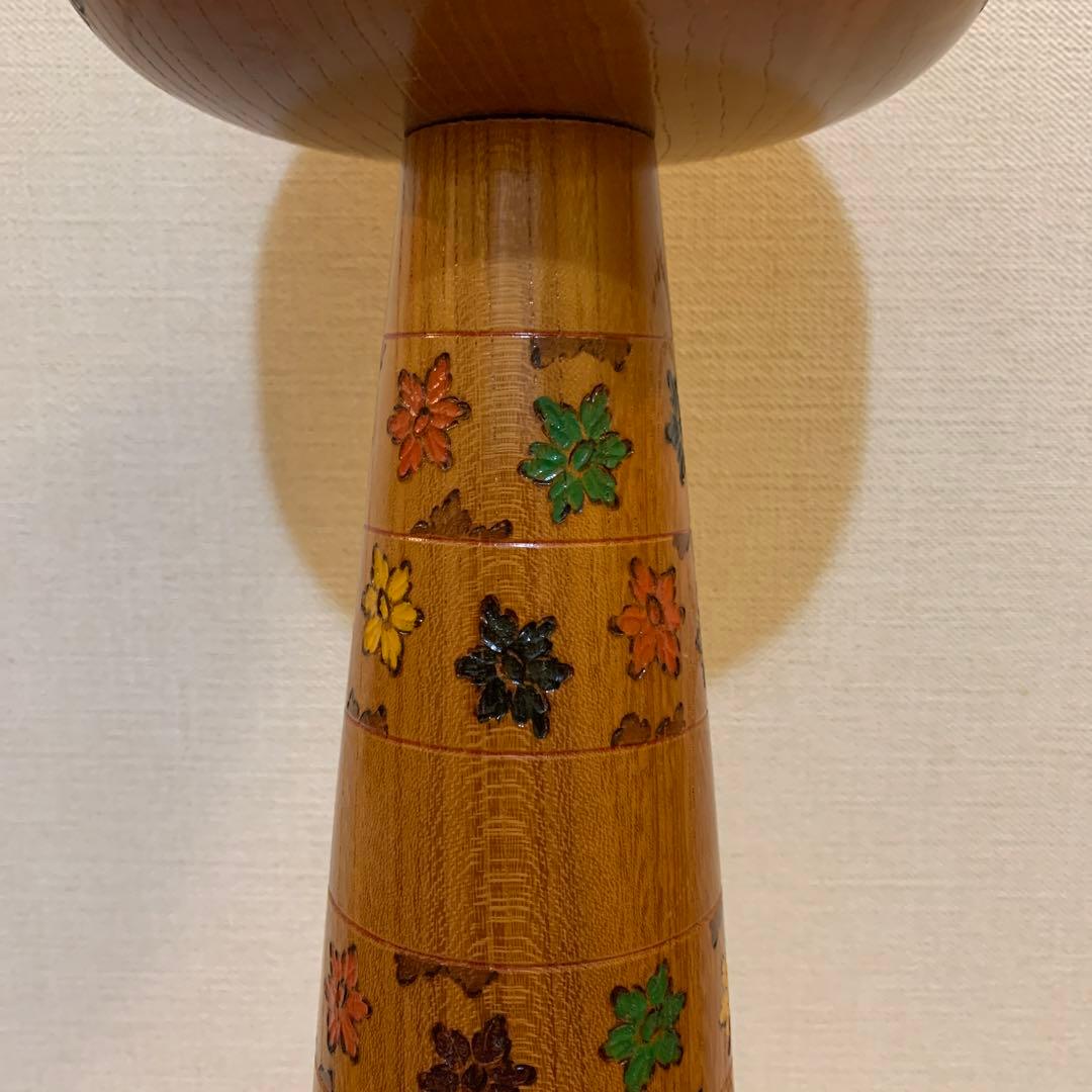 創作こけし　 辻田亮三作　【花のこみち】　高さ　約40㎝！