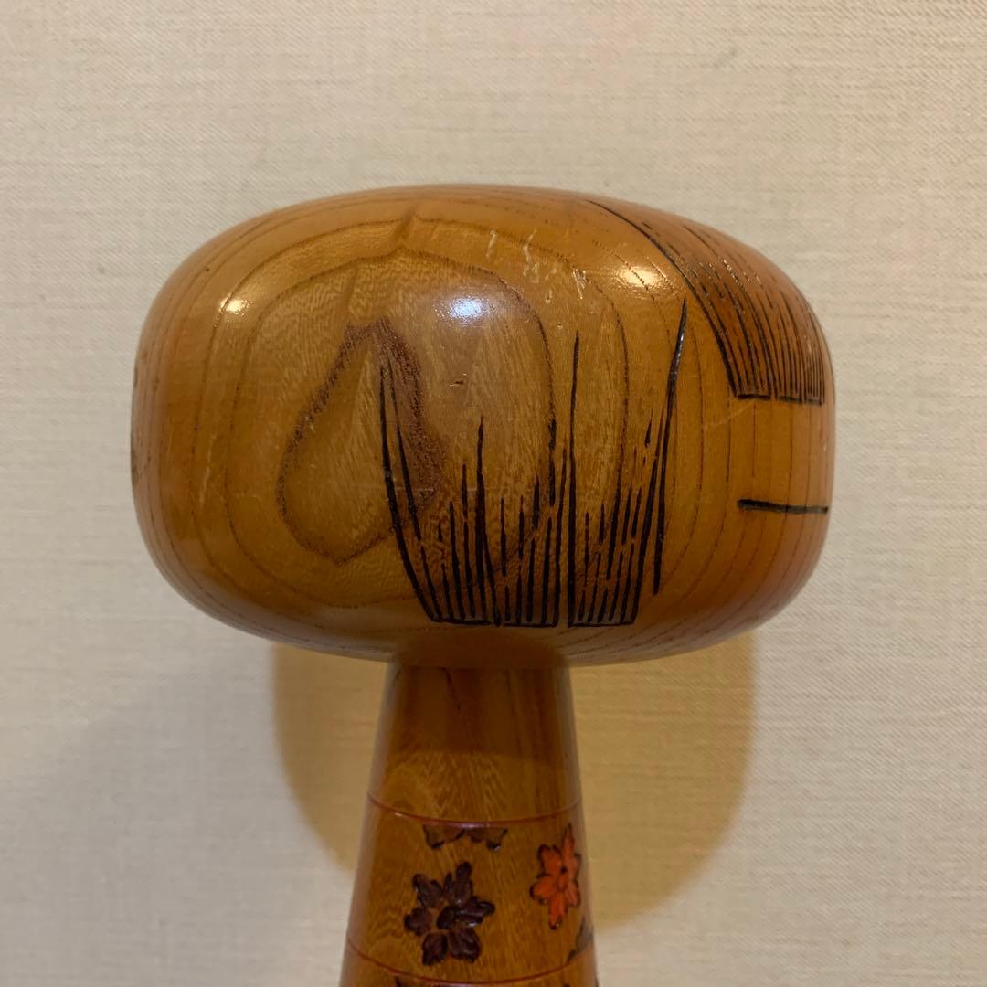 創作こけし　 辻田亮三作　【花のこみち】　高さ　約40㎝！