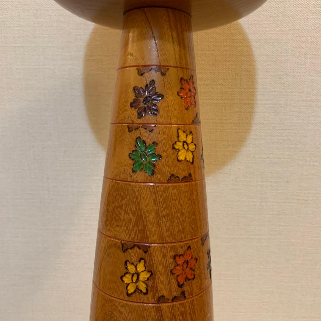 創作こけし　 辻田亮三作　【花のこみち】　高さ　約40㎝！