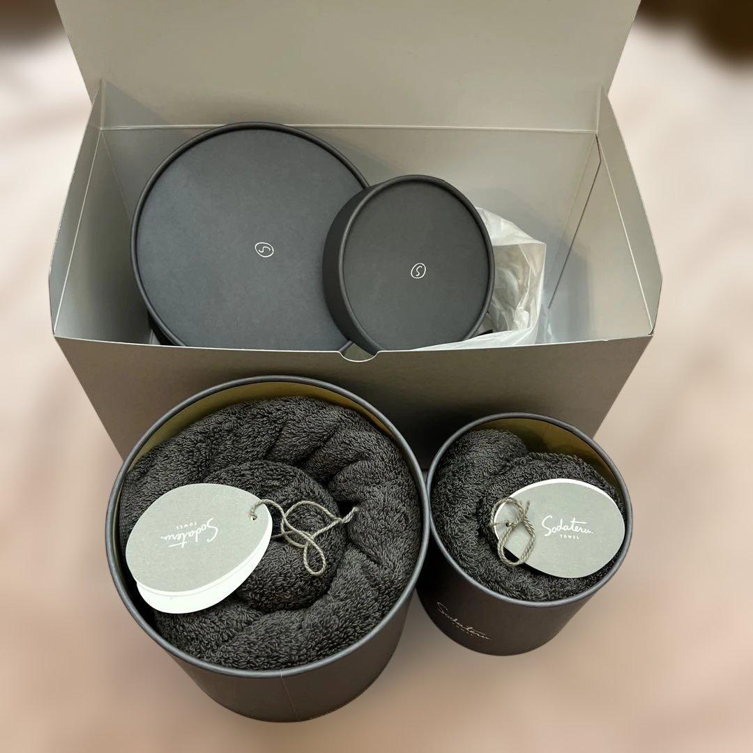 Sodateru 育てるタオル ボックス タオル 2個セット フェイスタオル