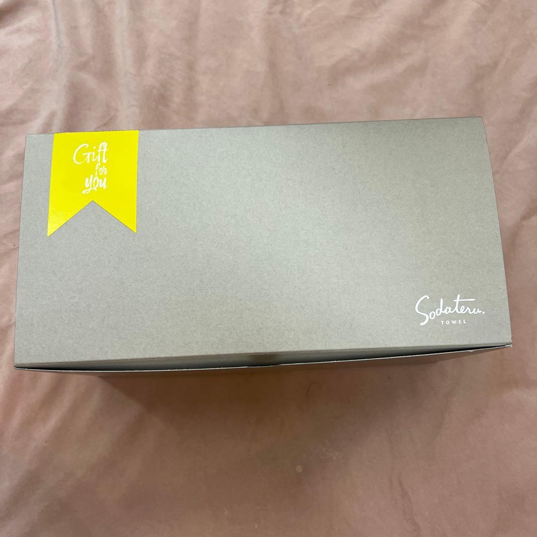 Sodateru 育てるタオル ボックス タオル 2個セット フェイスタオル