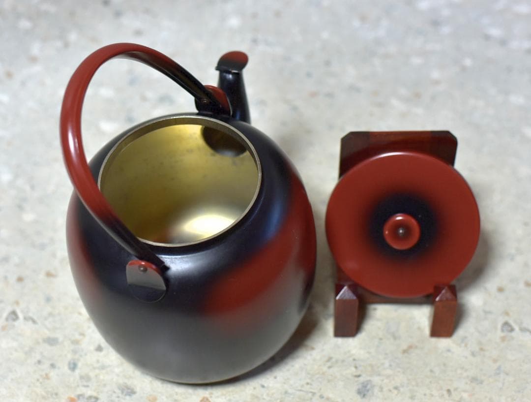 腰黒水次　水指【極上品】　銅製品　お茶道具